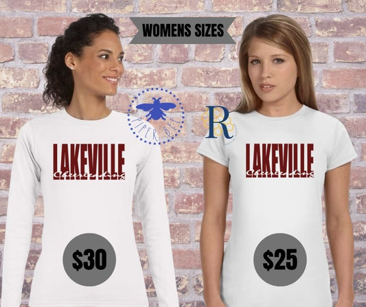 Womens Style T-Shirts LAKEVILLE Cheerleading