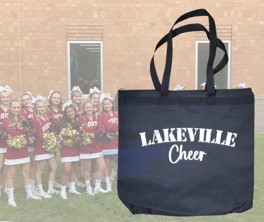 LAKEVILLE Cheer zipper tote