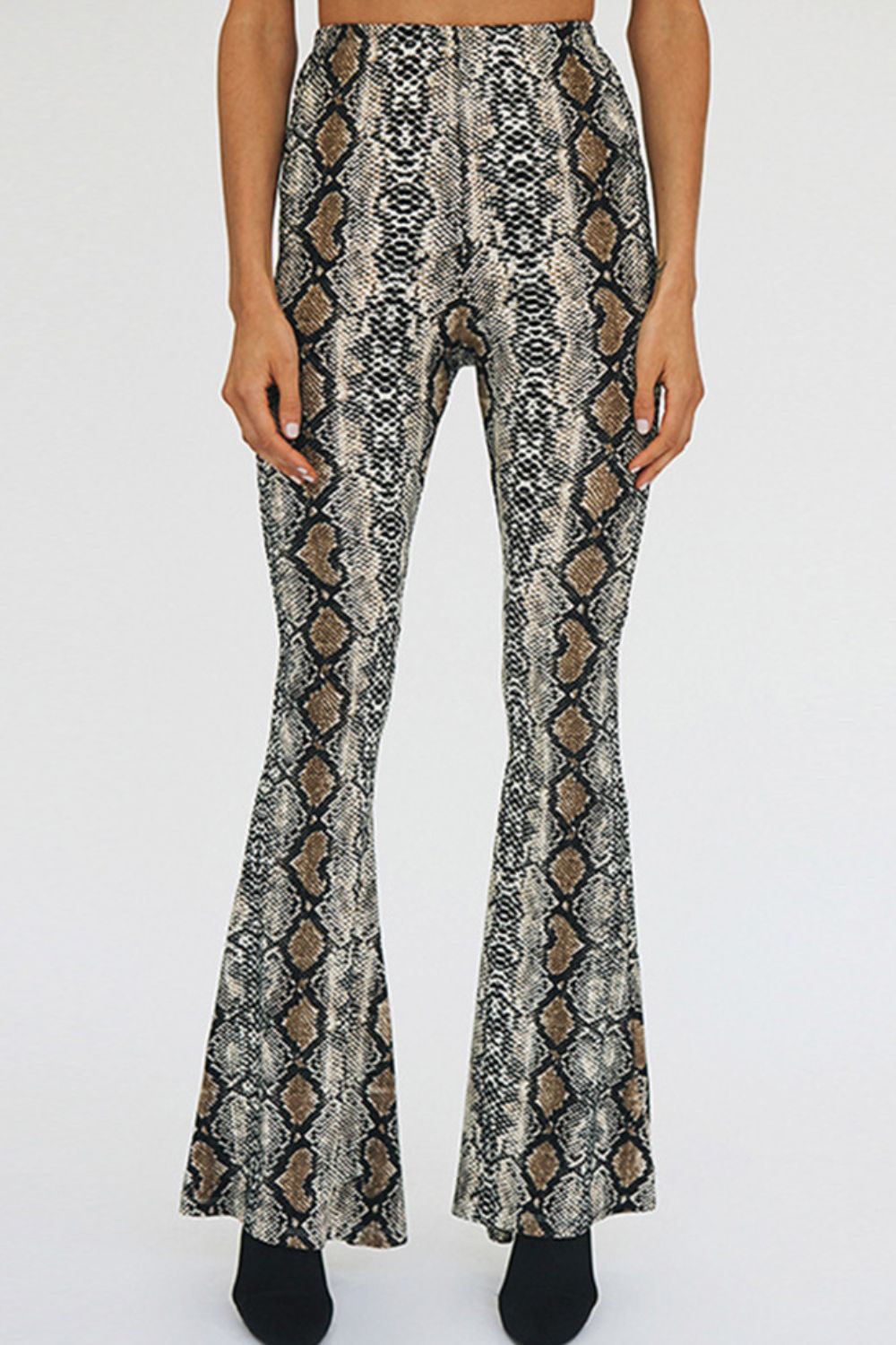 Men Shiny Power Stretch Pants Trousers Party Snakeskin Leopard Print  Clubwear | eBay