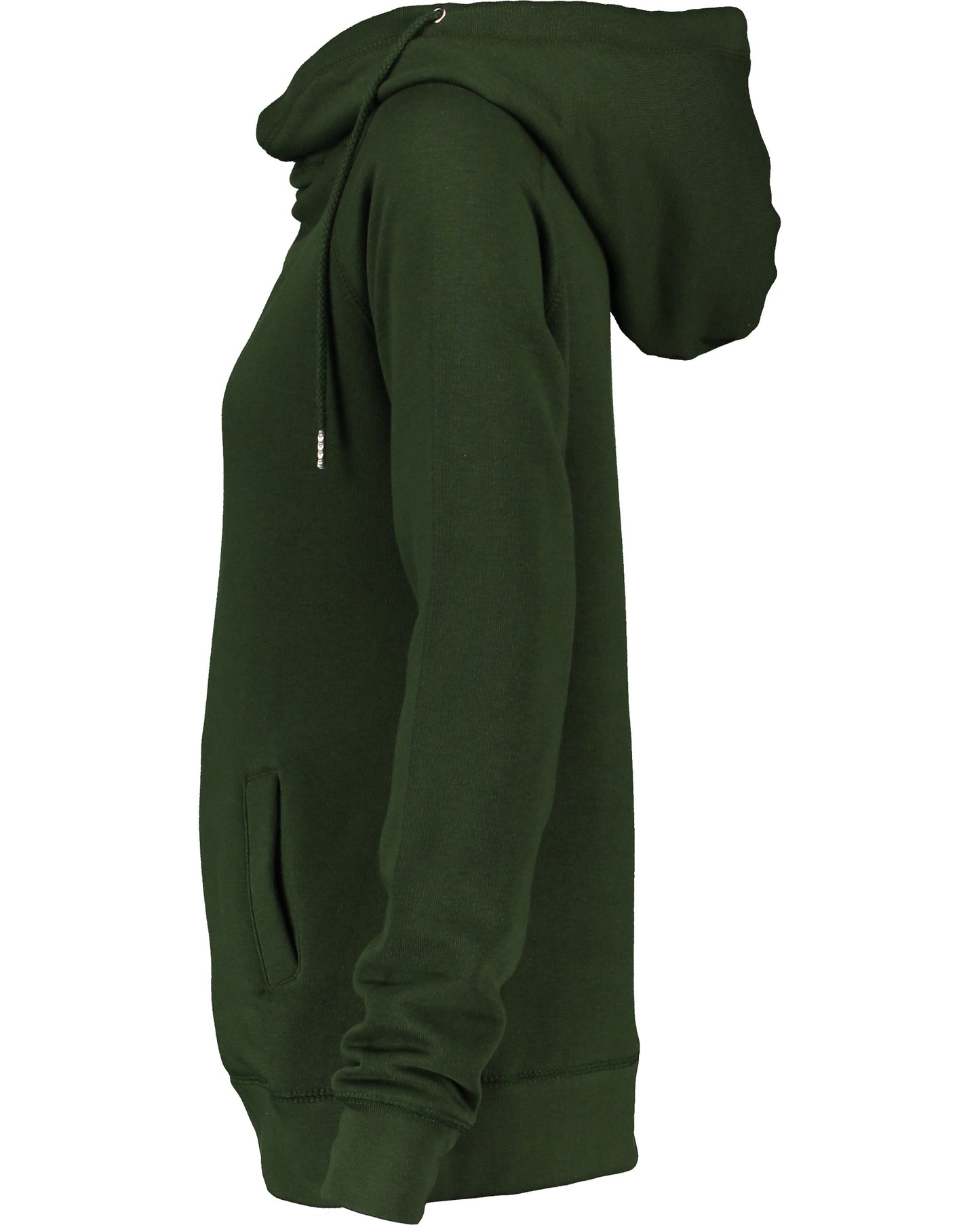 LADIES CLASSIC FLEECE FUNNEL NECK PULLOVER HOOD - 5 COLORS!