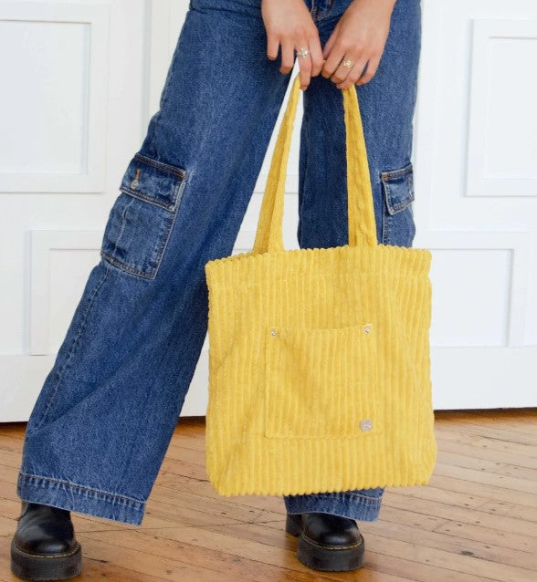 SAMMIE CORDUROY TOTE BAG - 3 COLORS